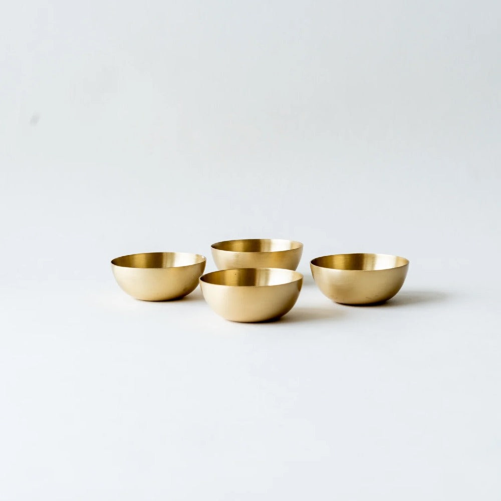 Heirloom Brass Dip Bowls - Set of 2