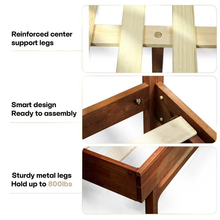 Acacia Elara Platform Bed Frame - 3 Finishes