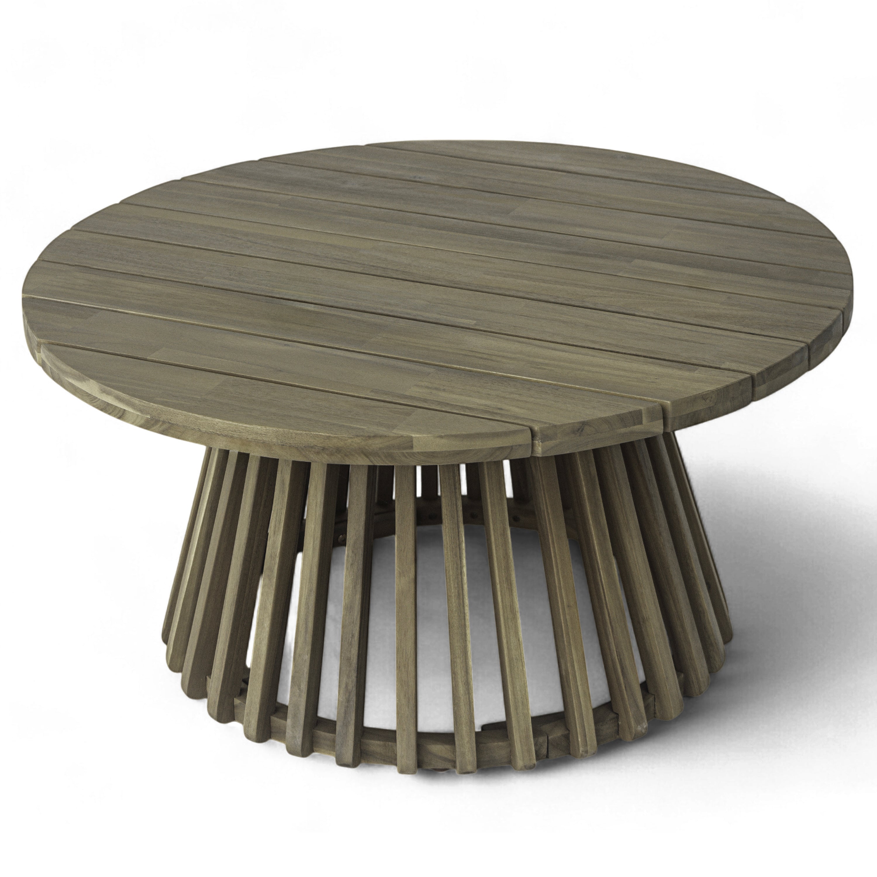 Outdoor Acacia Wood Coffee Table - Grey