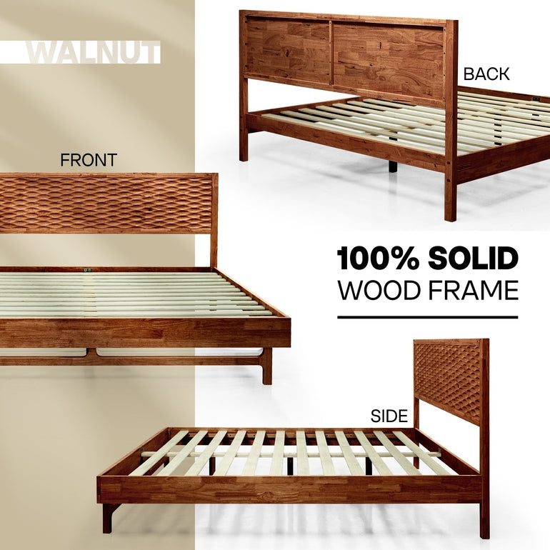 Acacia Elara Platform Bed Frame - 3 Finishes