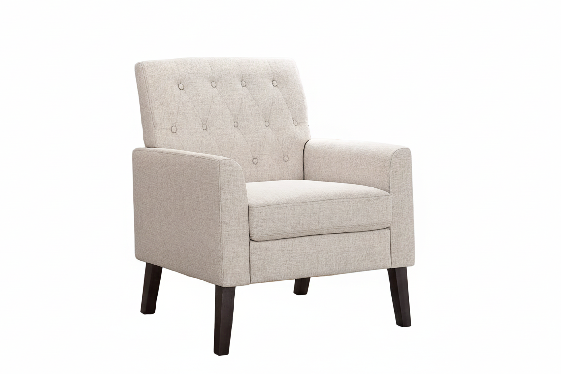 Linen Accent Chair