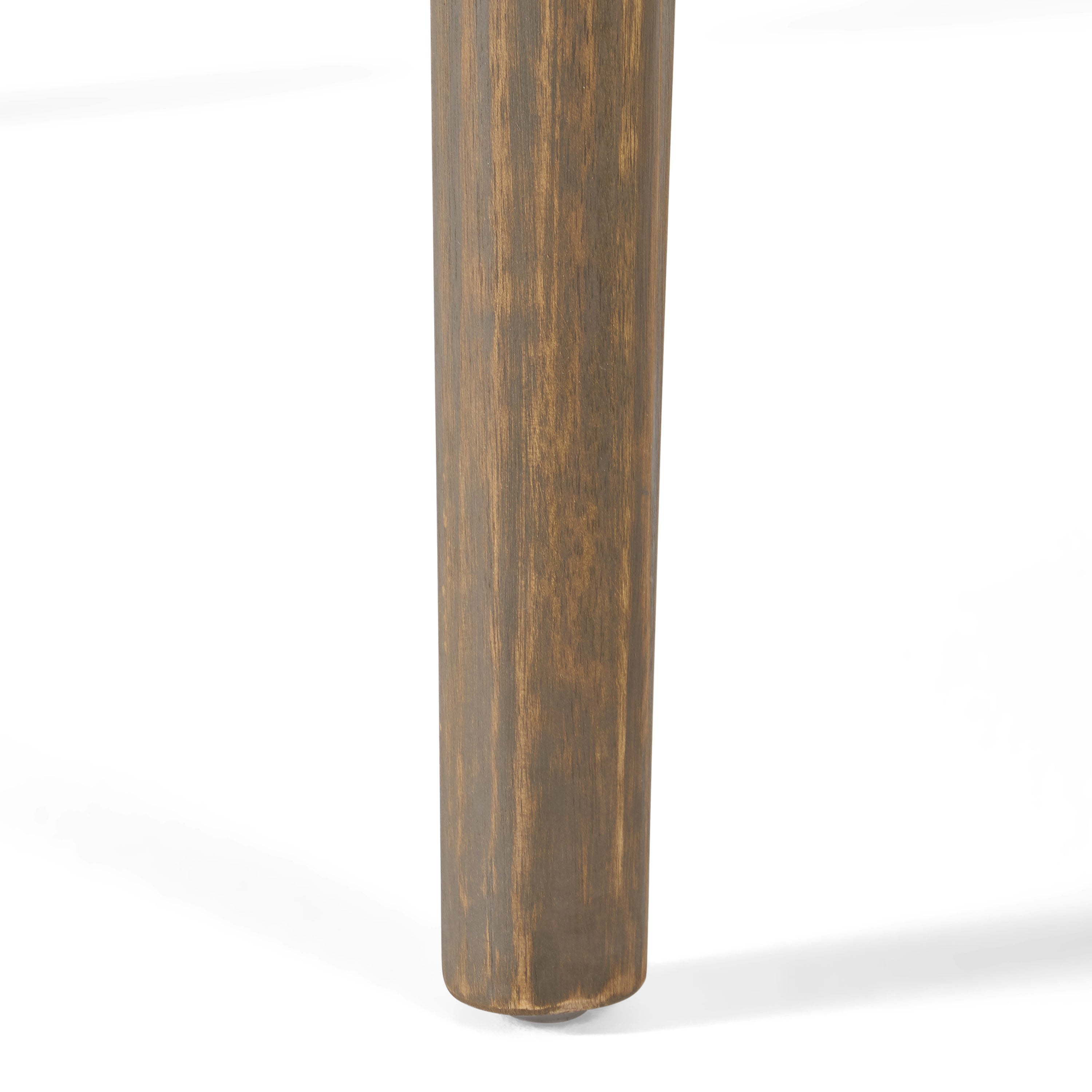 STAMFORD 47" Outdoor Dining Table - Grey Acacia Wood