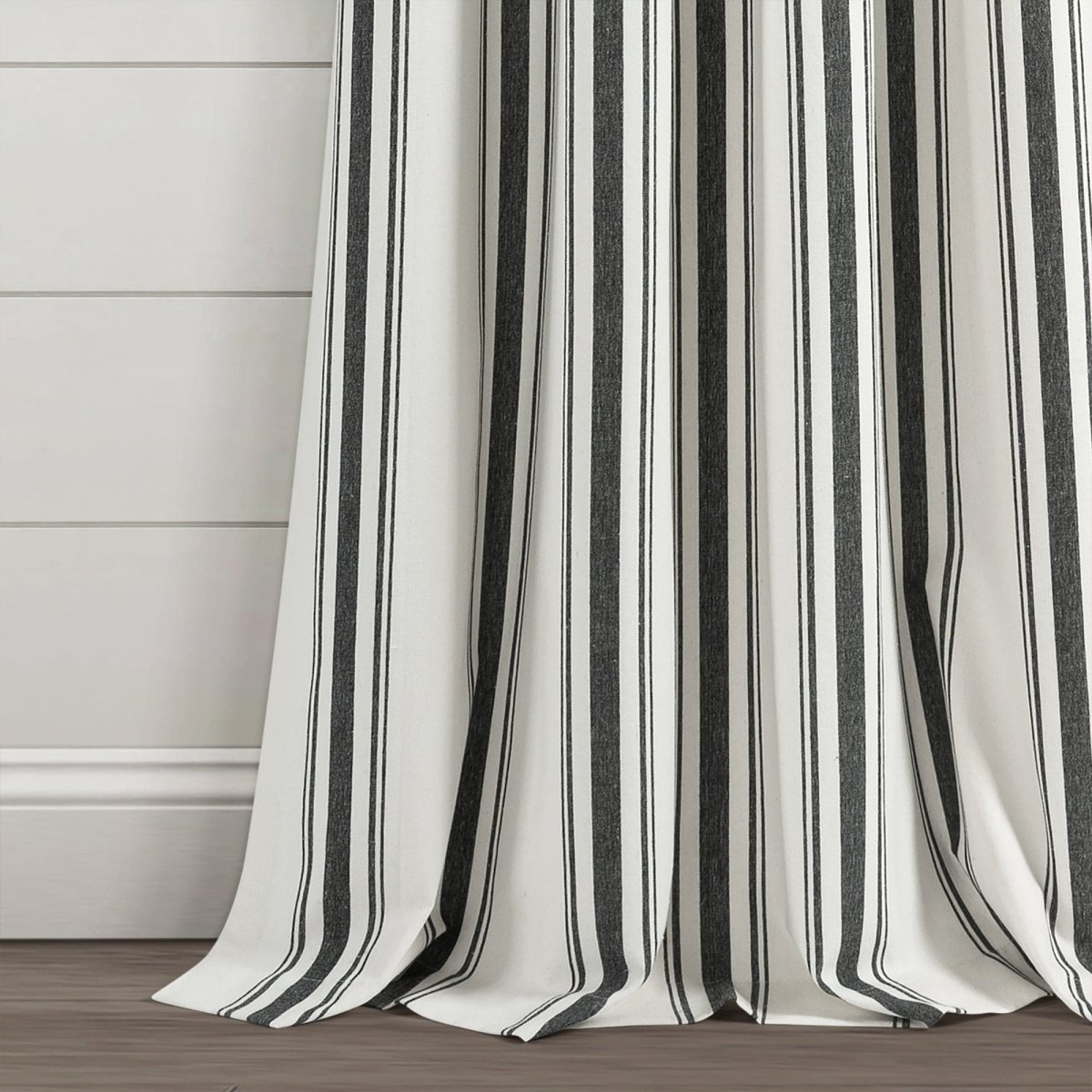 Farmhouse Stripe Yarn Dyed Curtain Panel Sets in Multiple Colors and Sizes