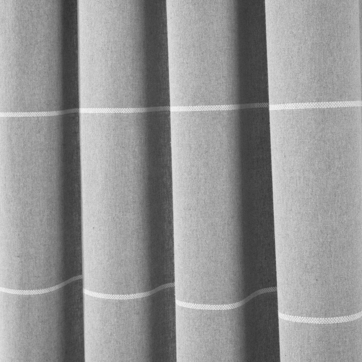 Farmhouse Boho Stripe Woven Tassel Yarn Dyed Recycled Cotton Blend Window Curtain Panel Sets