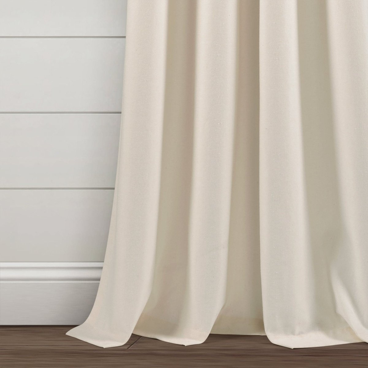 Farmhouse Boho Stripe Woven Tassel Yarn Dyed Recycled Cotton Blend Window Curtain Panel Sets