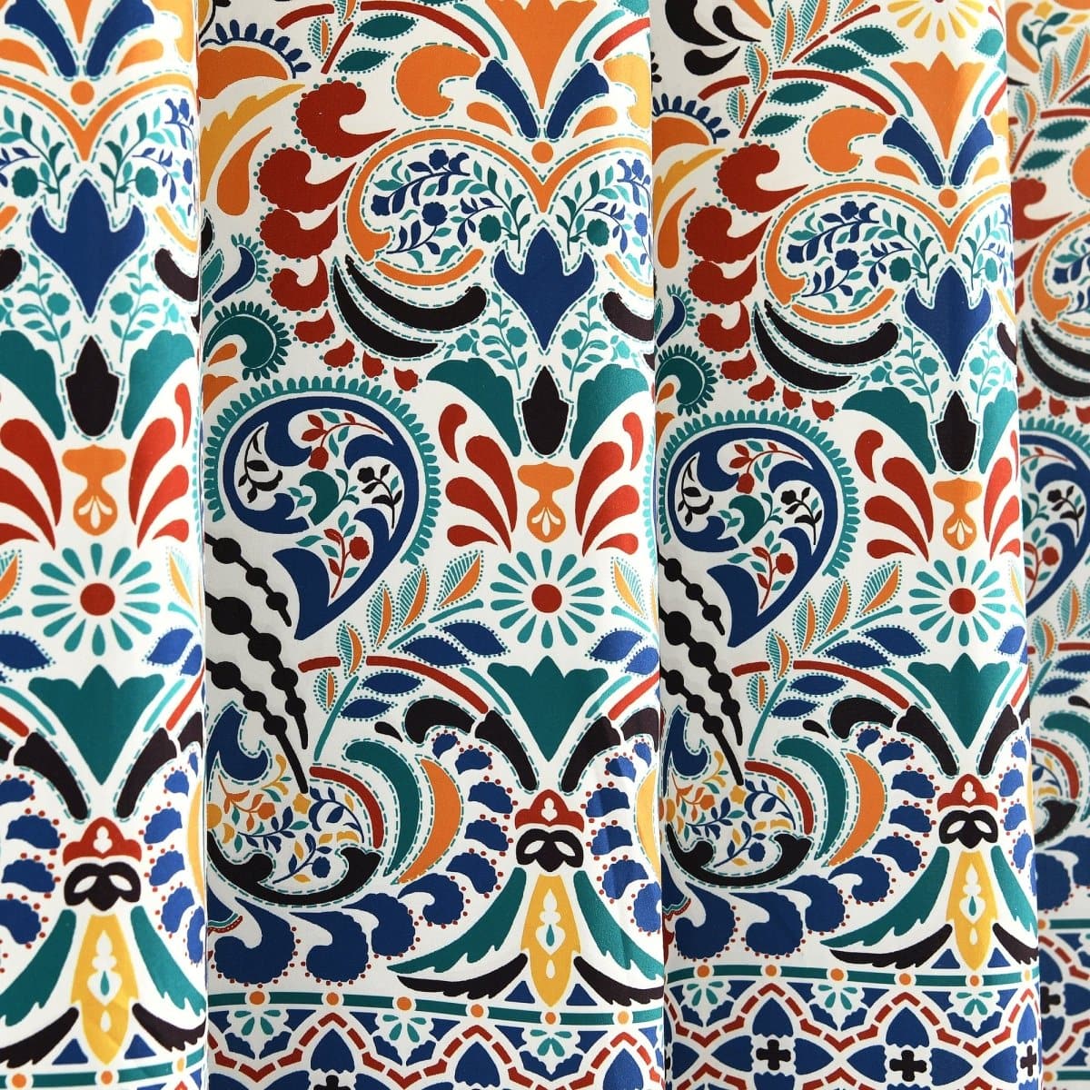 Boho Medallion Window Curtain Panel Sets