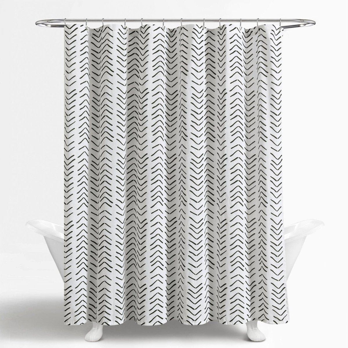 Hygge Modern Arrow Shower Curtain