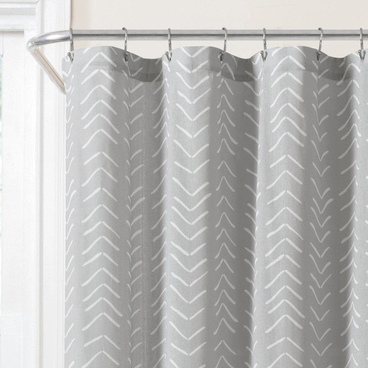 Hygge Modern Arrow Shower Curtain
