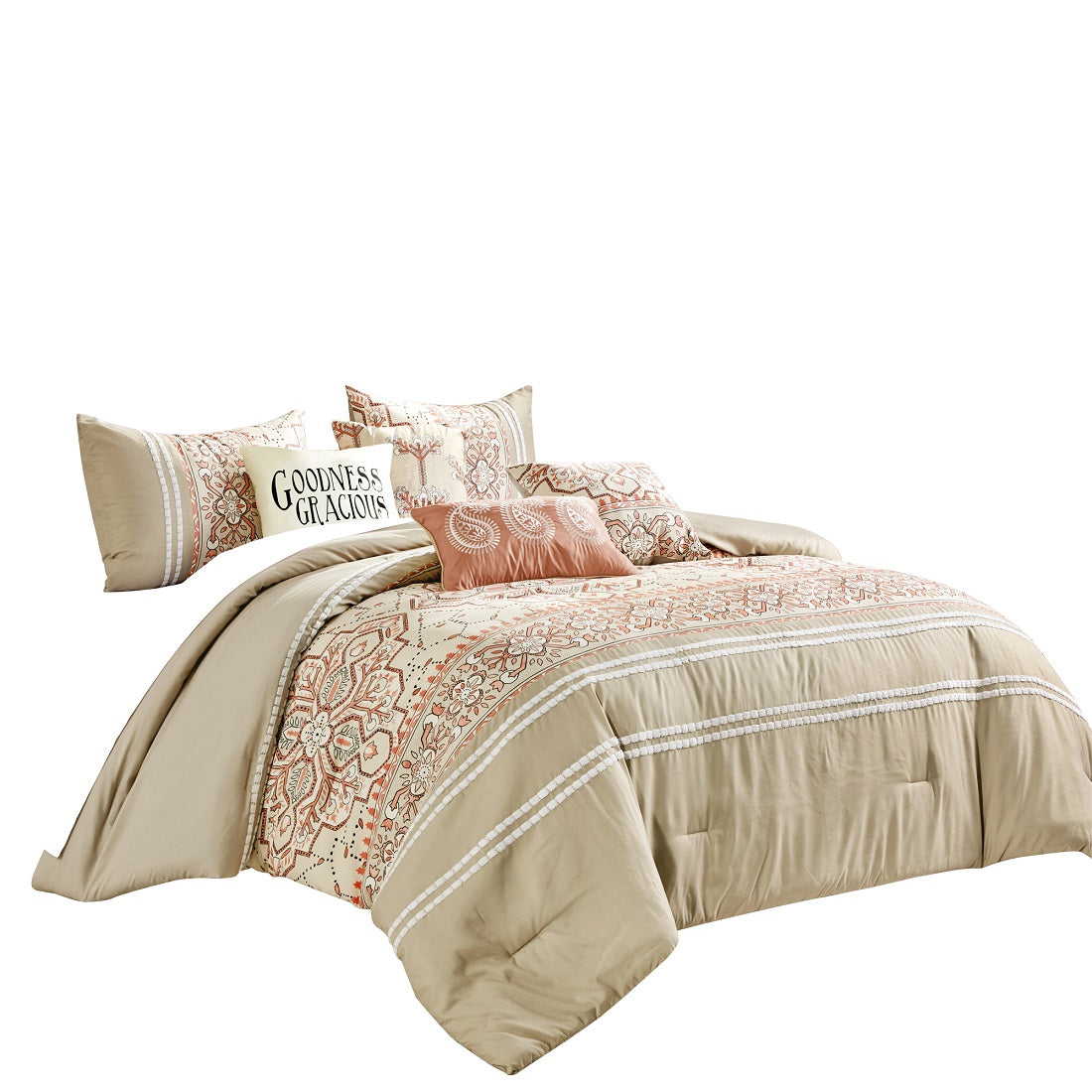Zuna 7 Pc Comforter Set