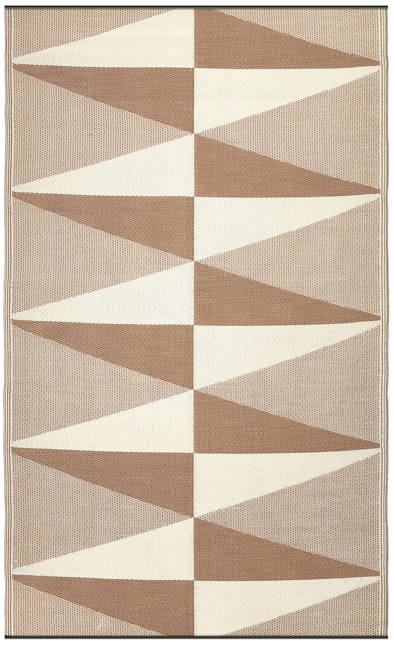 Tucson - Natural Modern Geometric Outdoor Rug for Patio