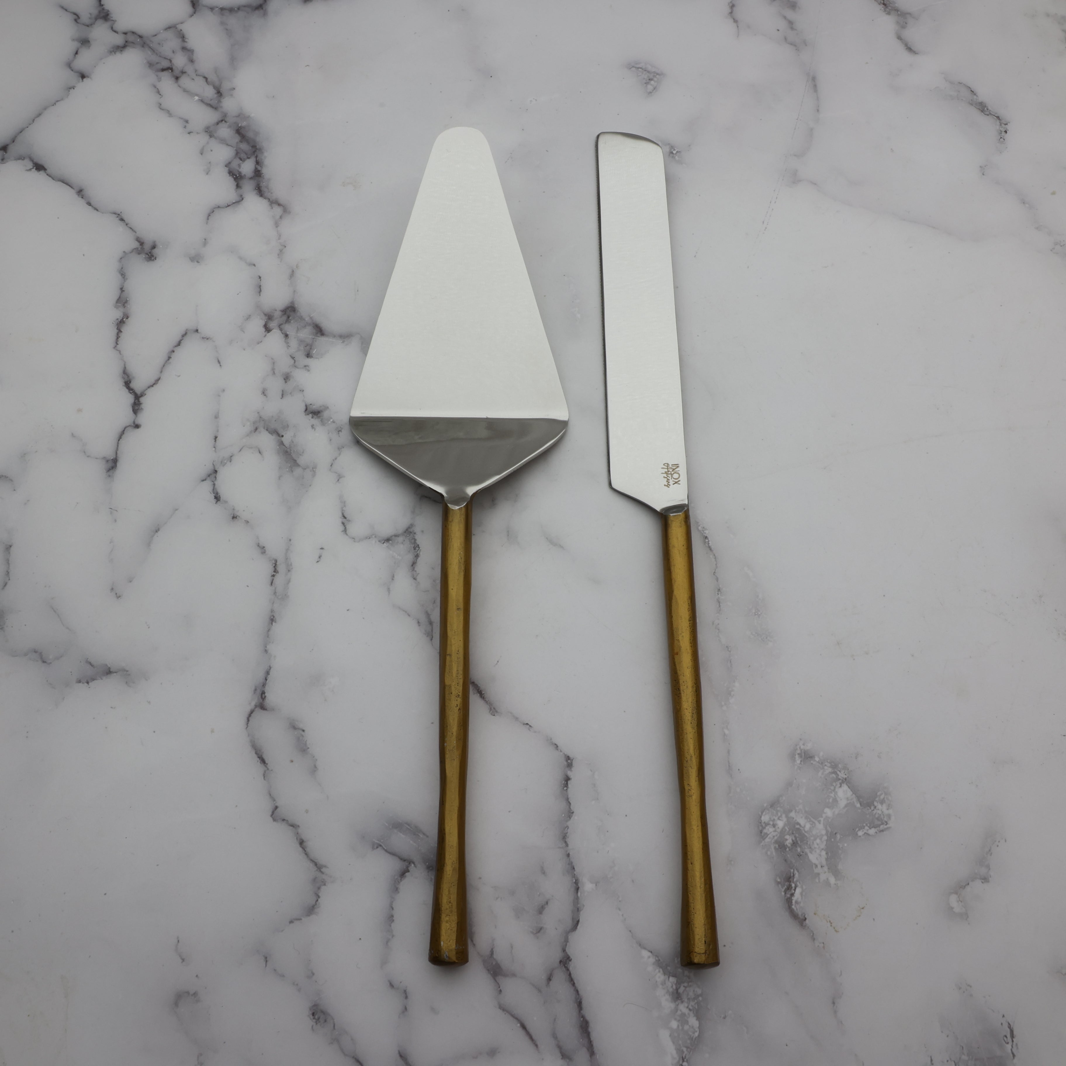 Camellia Cake Server 2 Piece Set