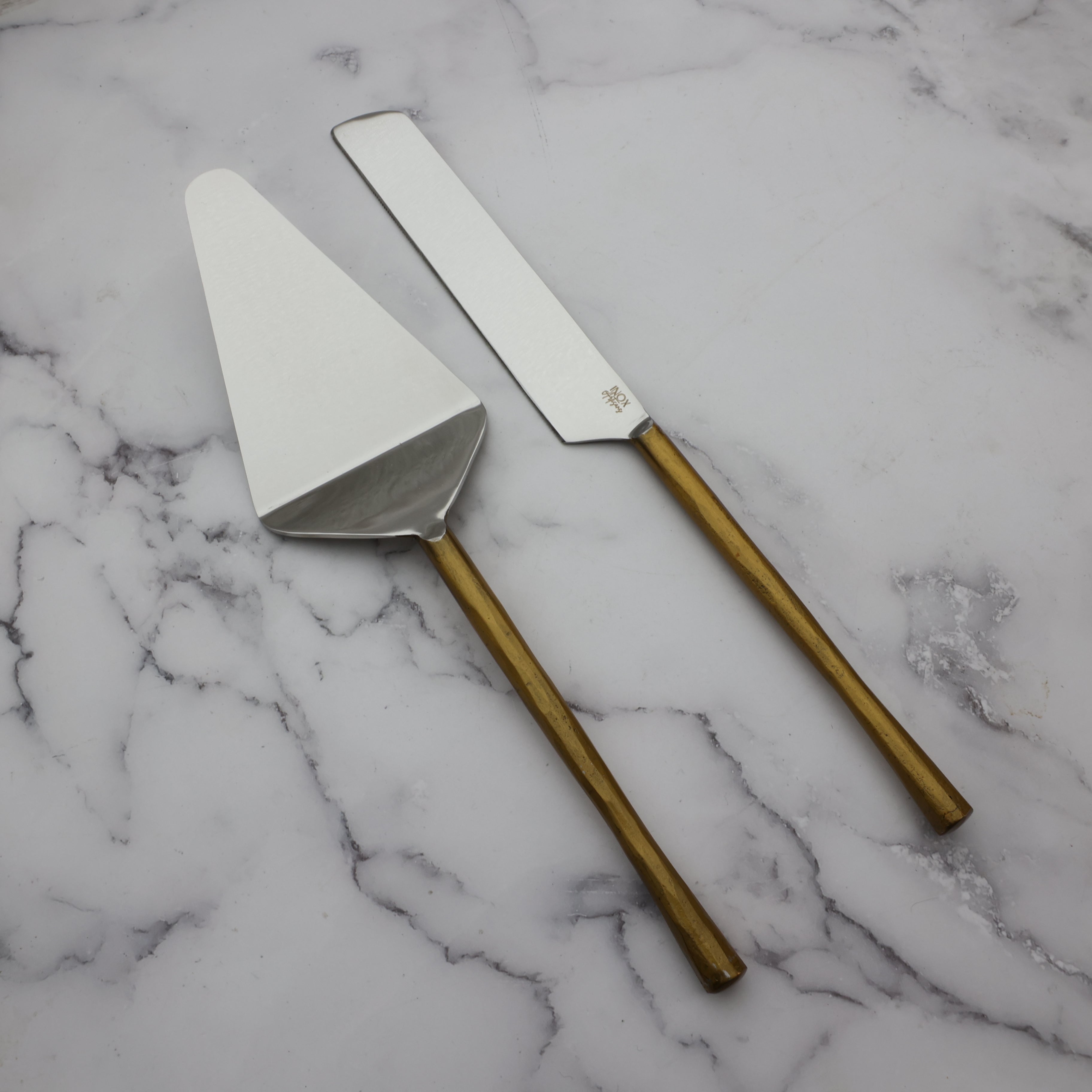 Camellia Cake Server 2 Piece Set