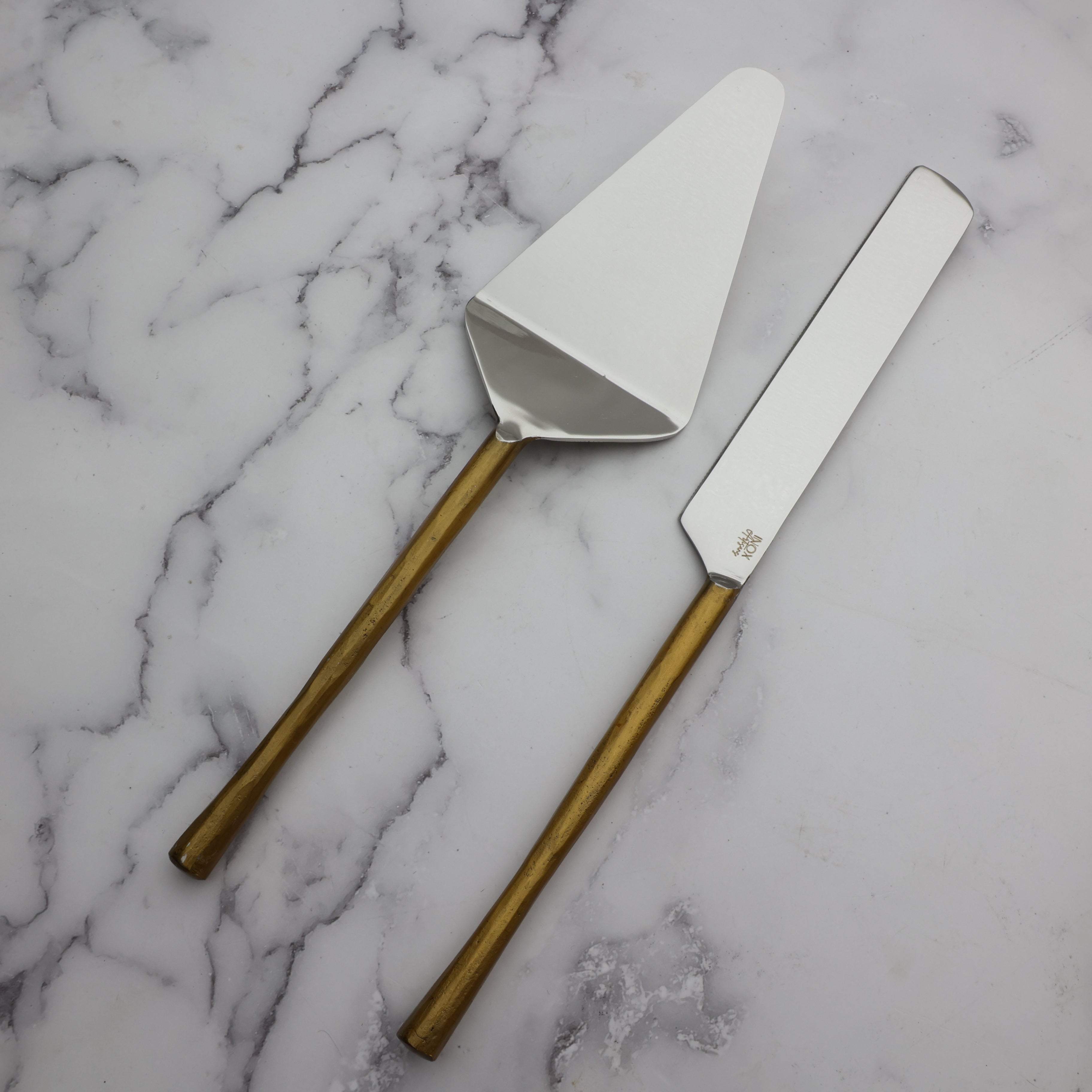 Camellia Cake Server 2 Piece Set