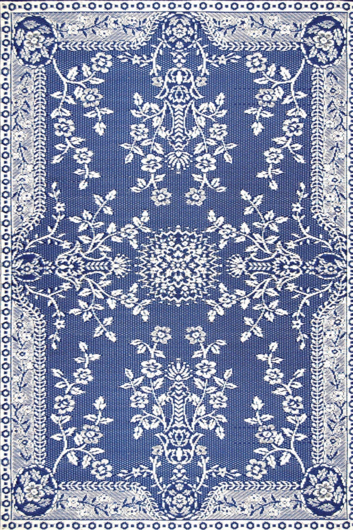Garland Blue & White Reversible Outdoor Mat