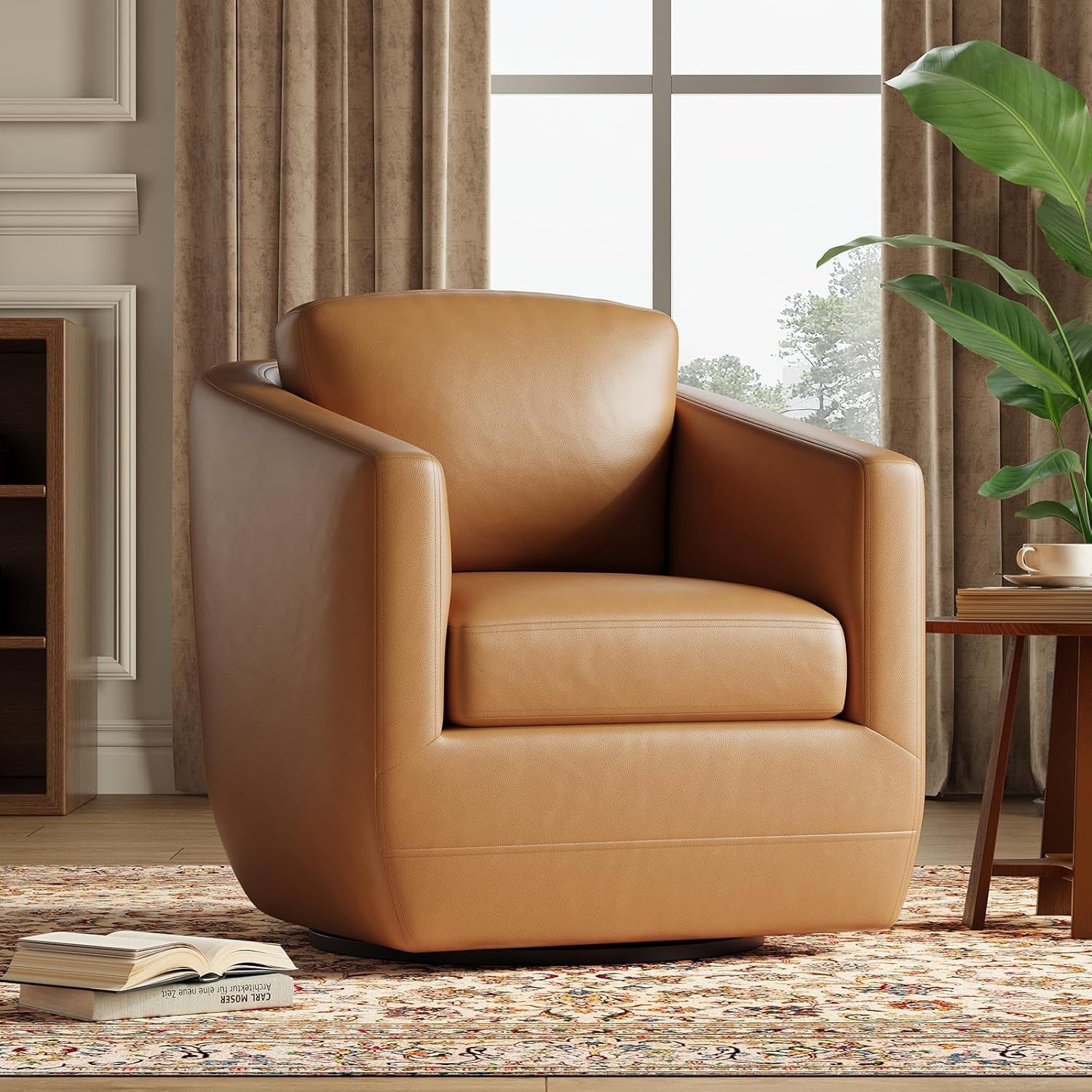 360 Degree Swivel Premium Upholstered Chairs - 2 pc Set