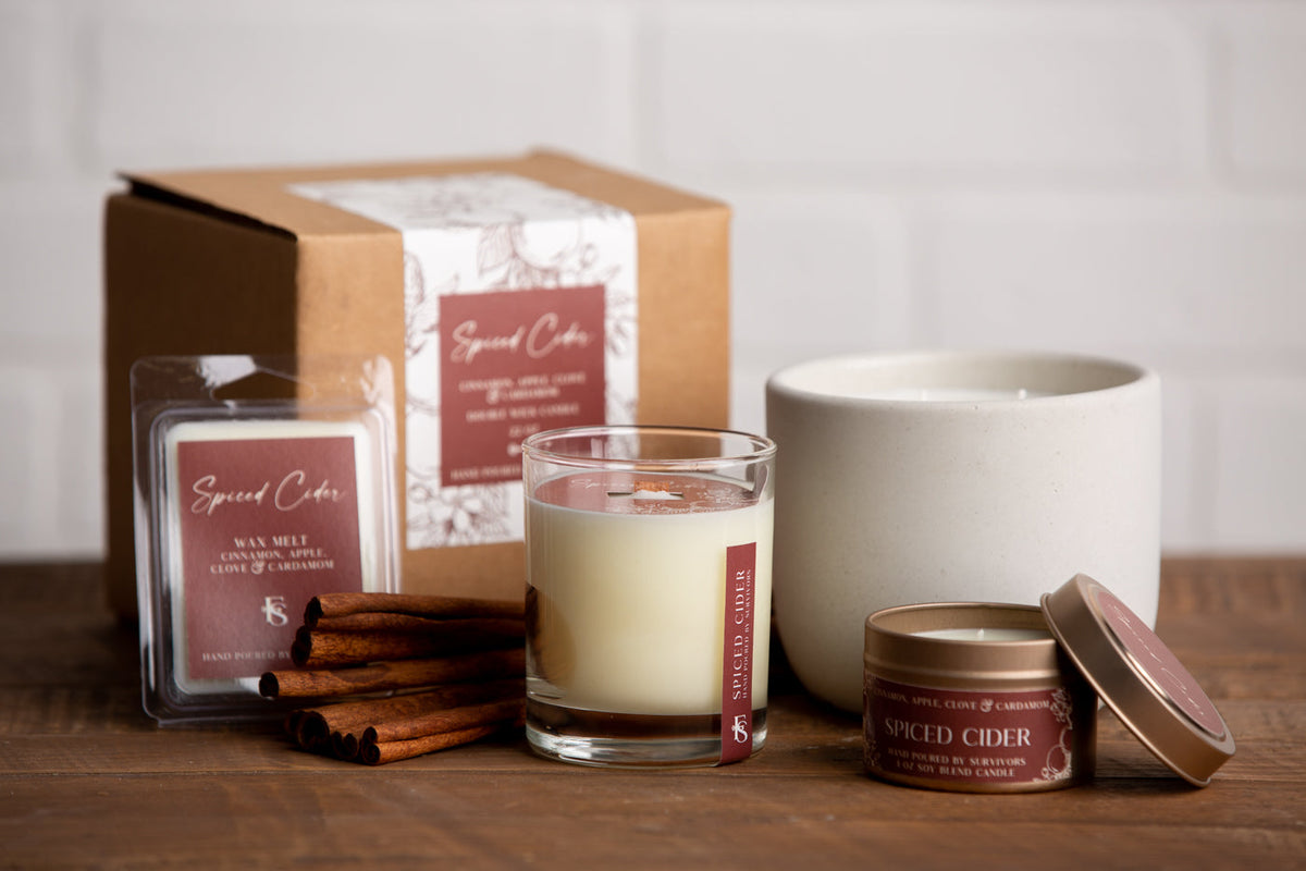 Spiced Cider Cement Candle