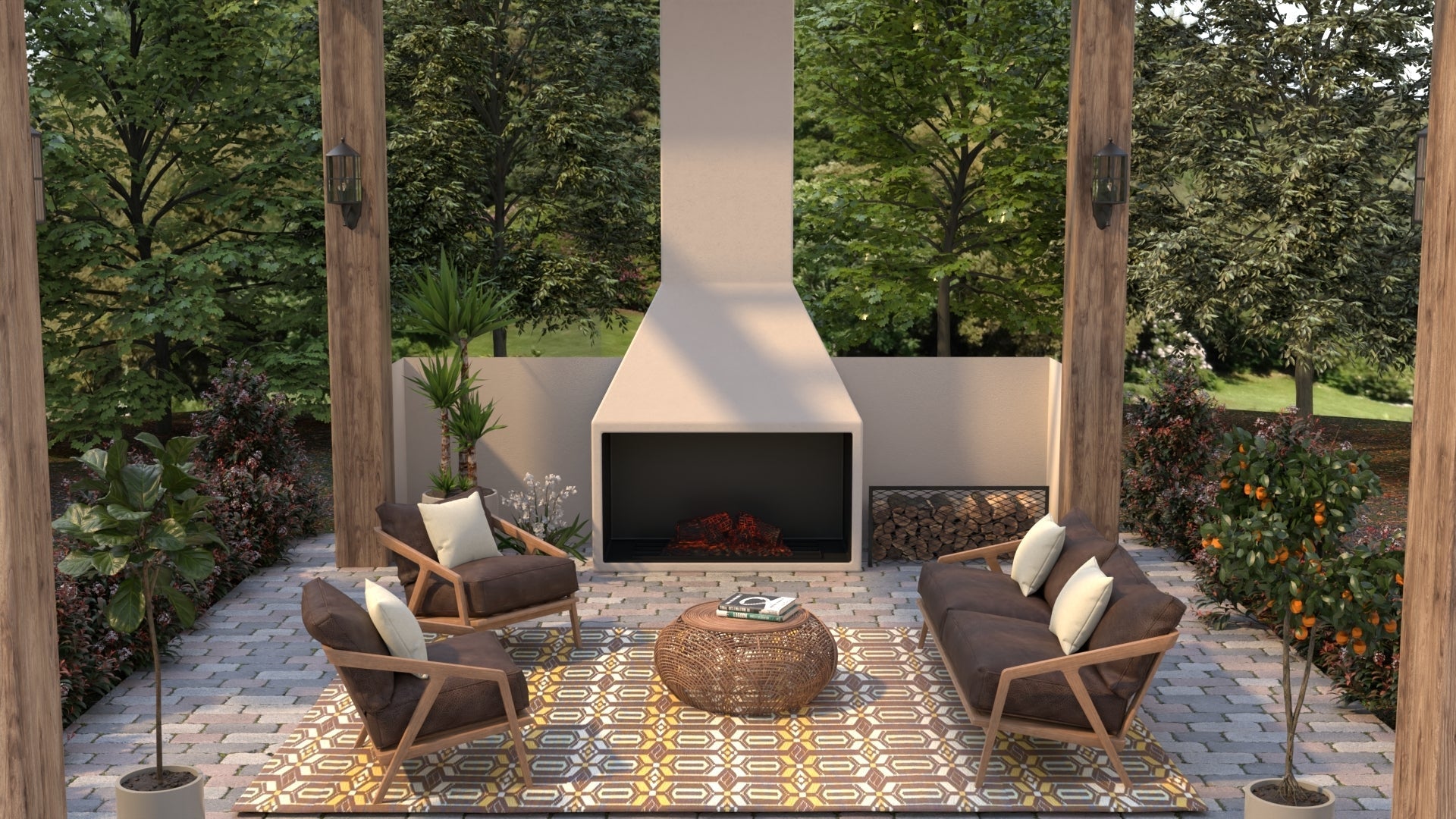 Moroccan Arts & Crafts Outdoor Mat