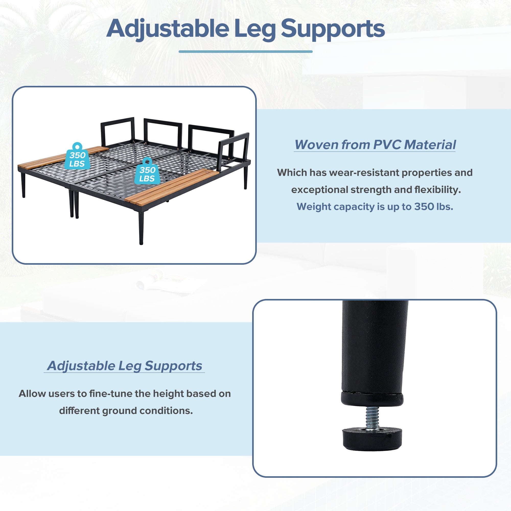 Outdoor Daybed - Double (2-in-1)