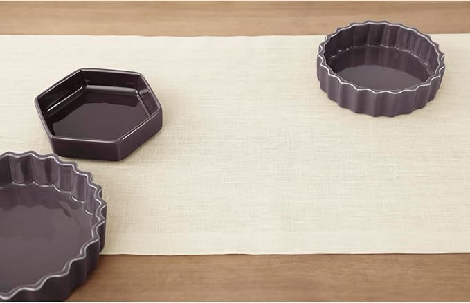 100% Pure Linen 14 x 72 Inch Table Runner - Cream