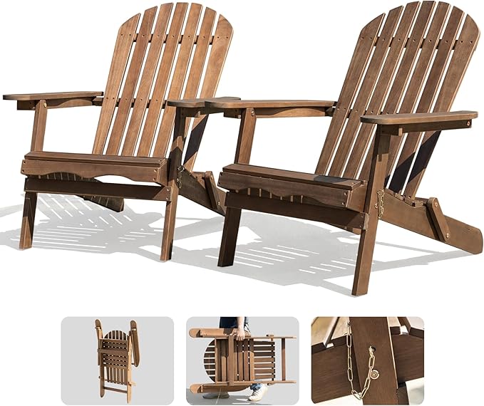 IDZO Outdoor Adirondack Chair - Set of 2