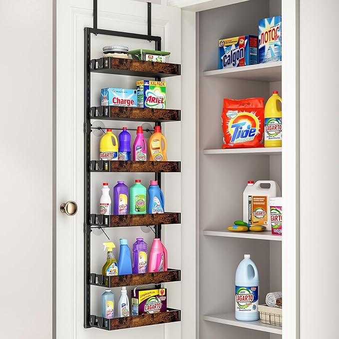 Over the Door Pantry Organizer - 6 Tiers