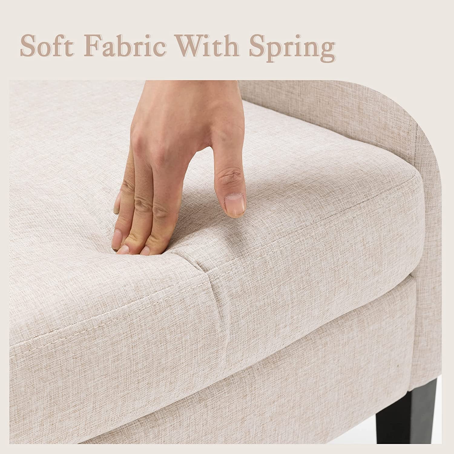 Linen Accent Chair