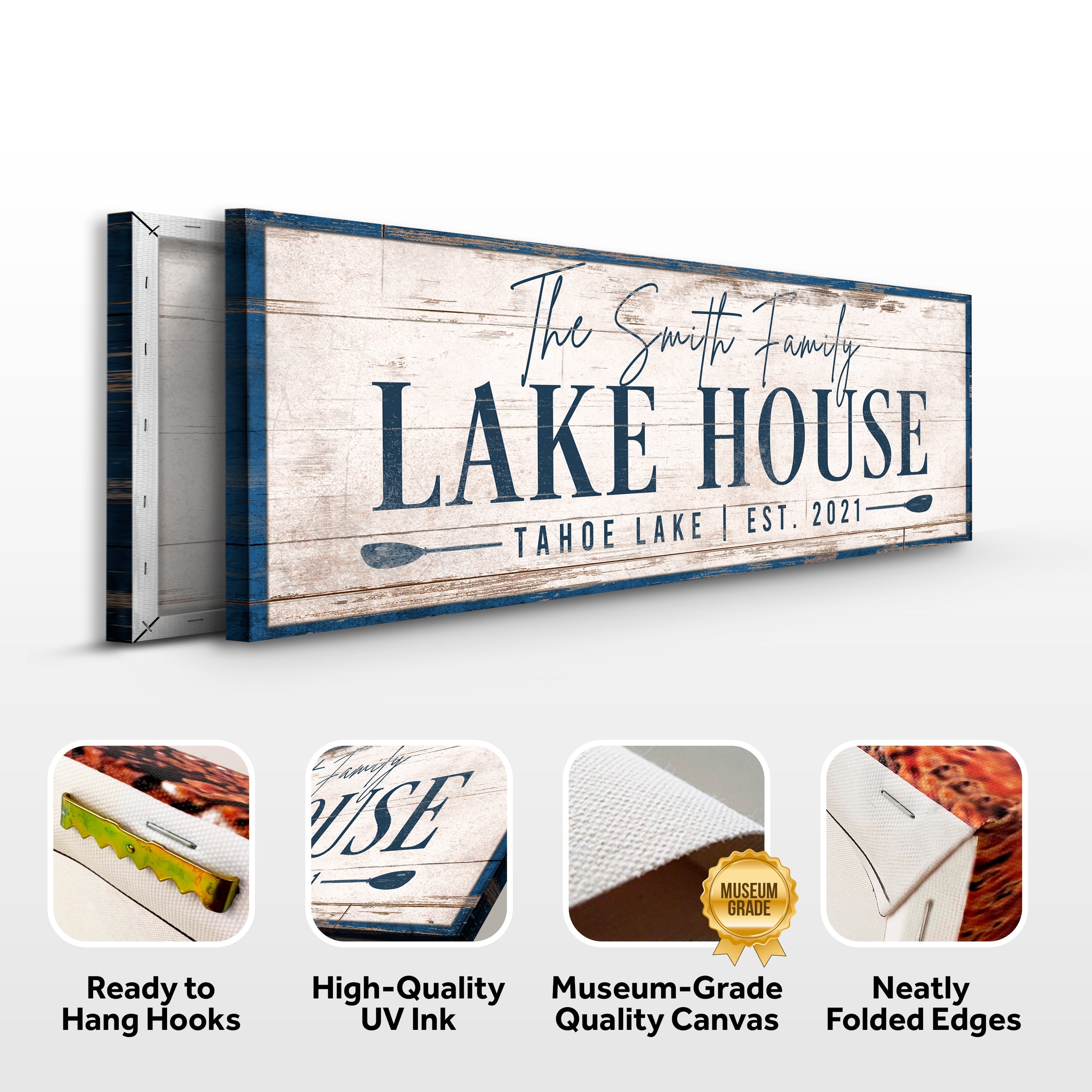 Personalized Lake House Sign