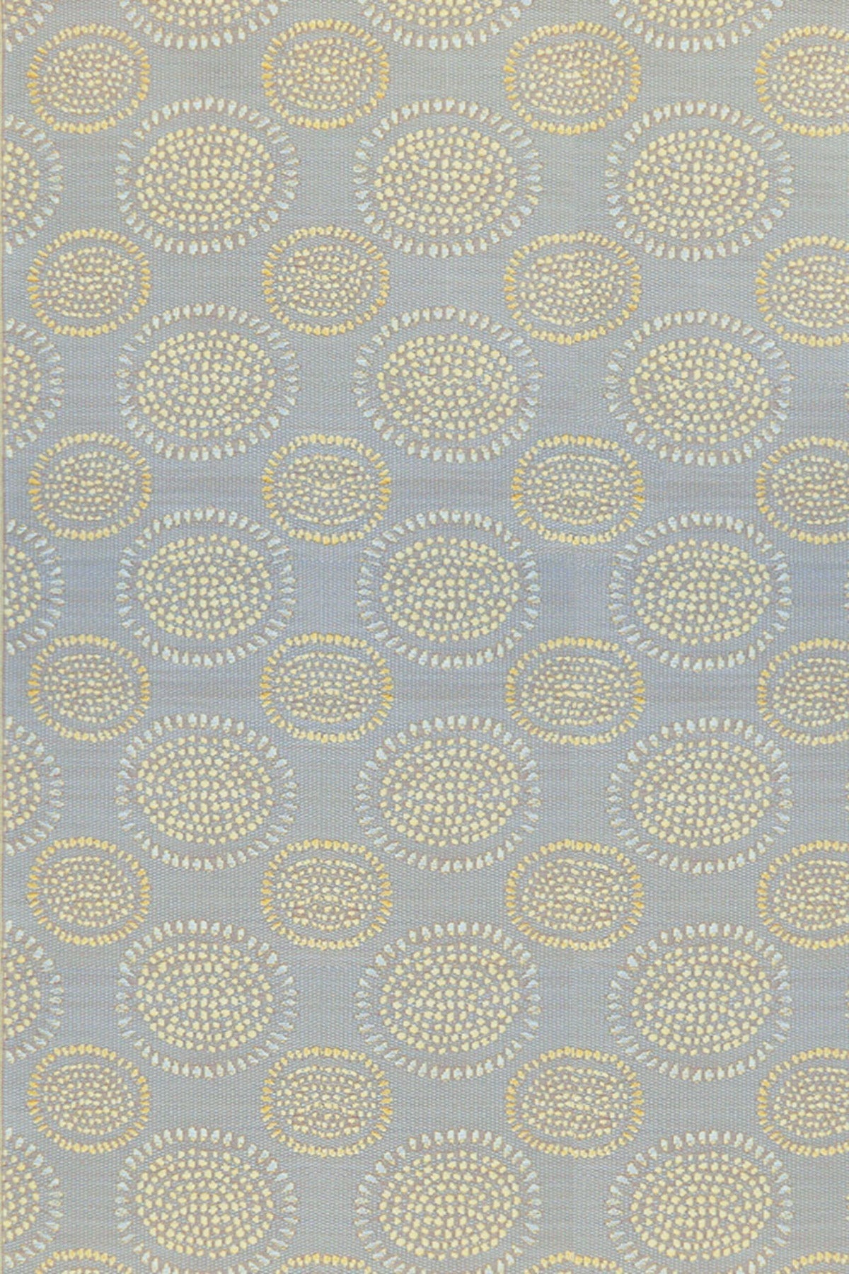 Molly Grey & Yellow Outdoor Mat