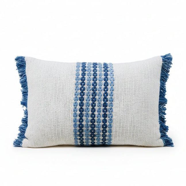 Rowan Handloom-Woven Pillow - 14 X 20