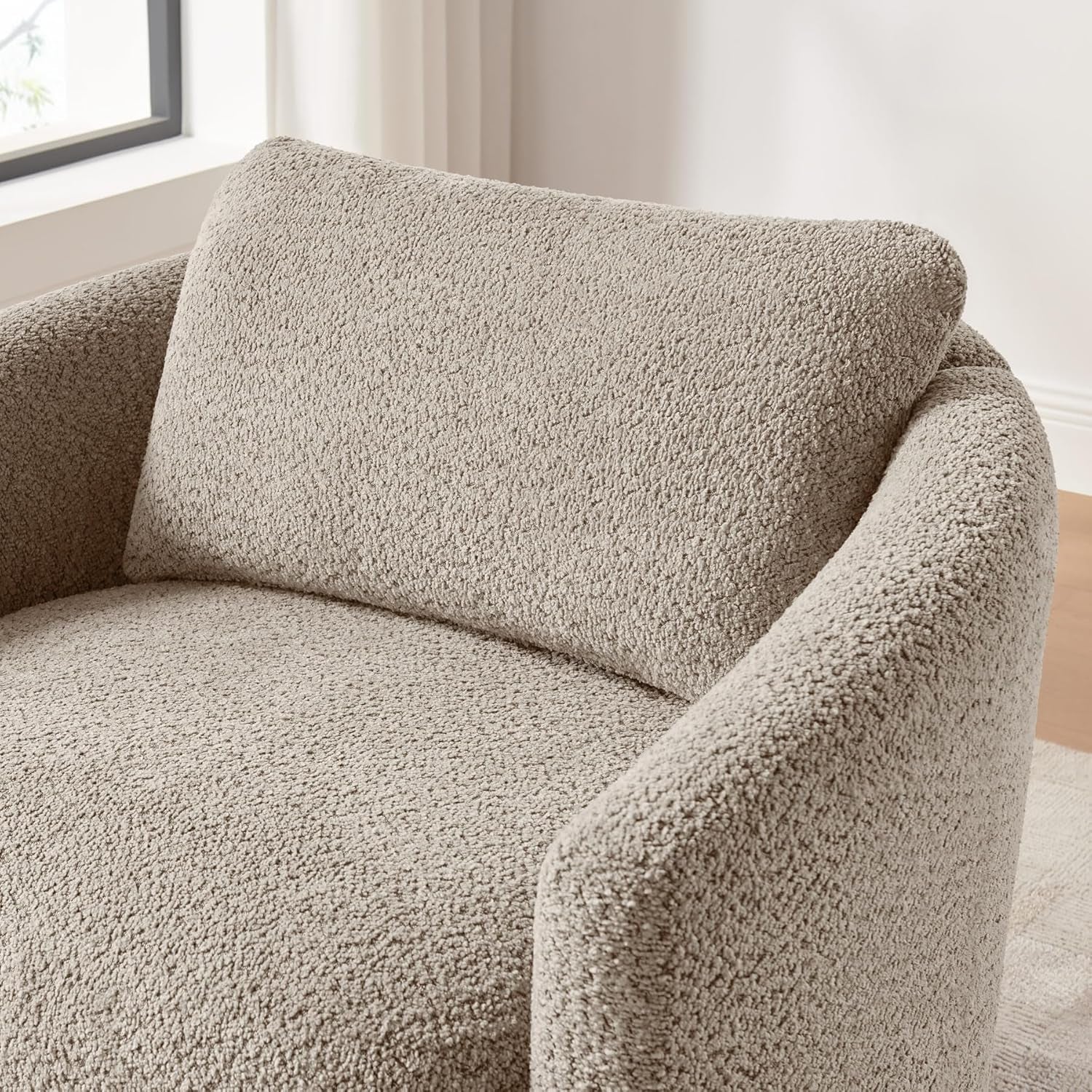 Boucle Barrel Chairs - 2 pc Set