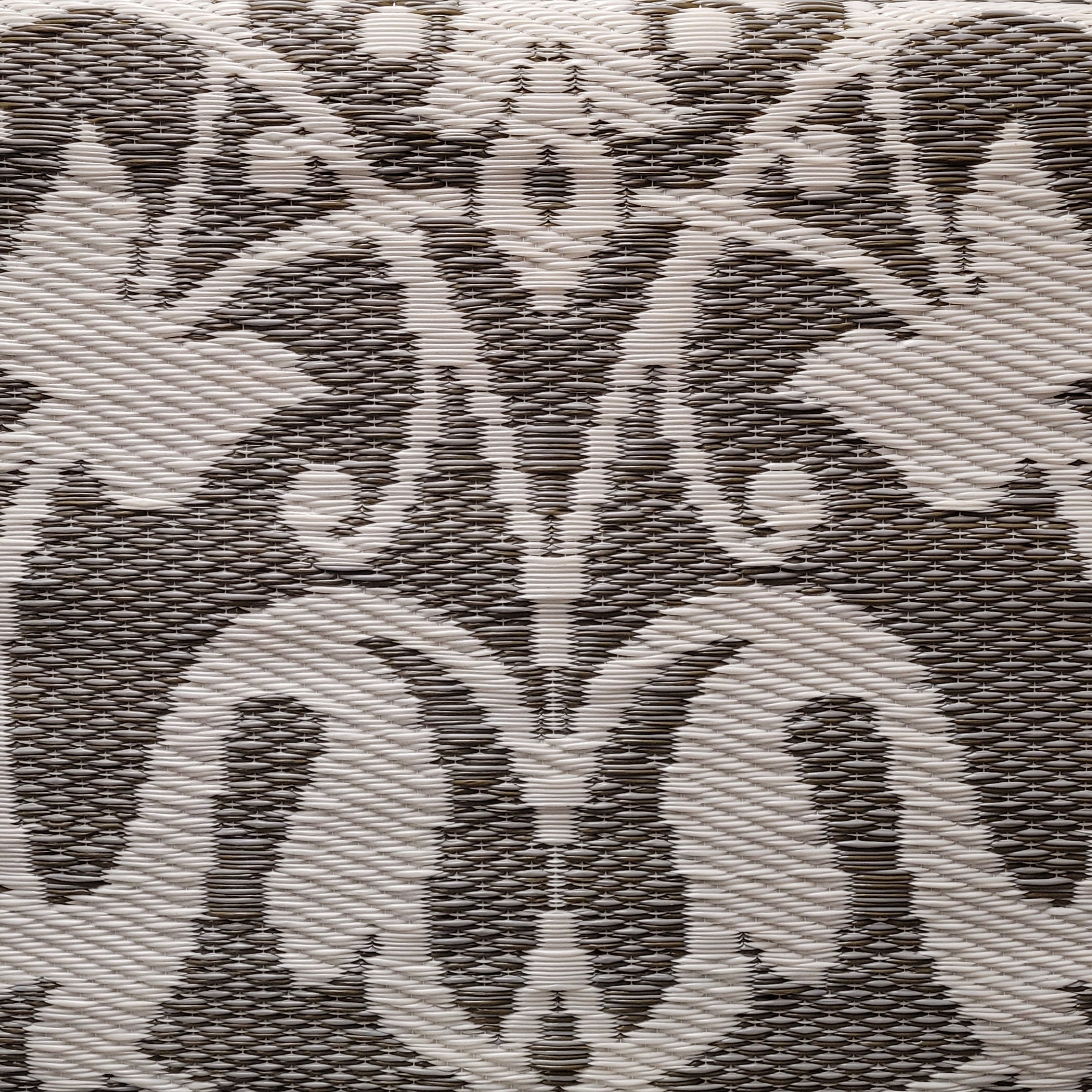 Wrought Iron Cool Grey Reversible Outdoor Mat