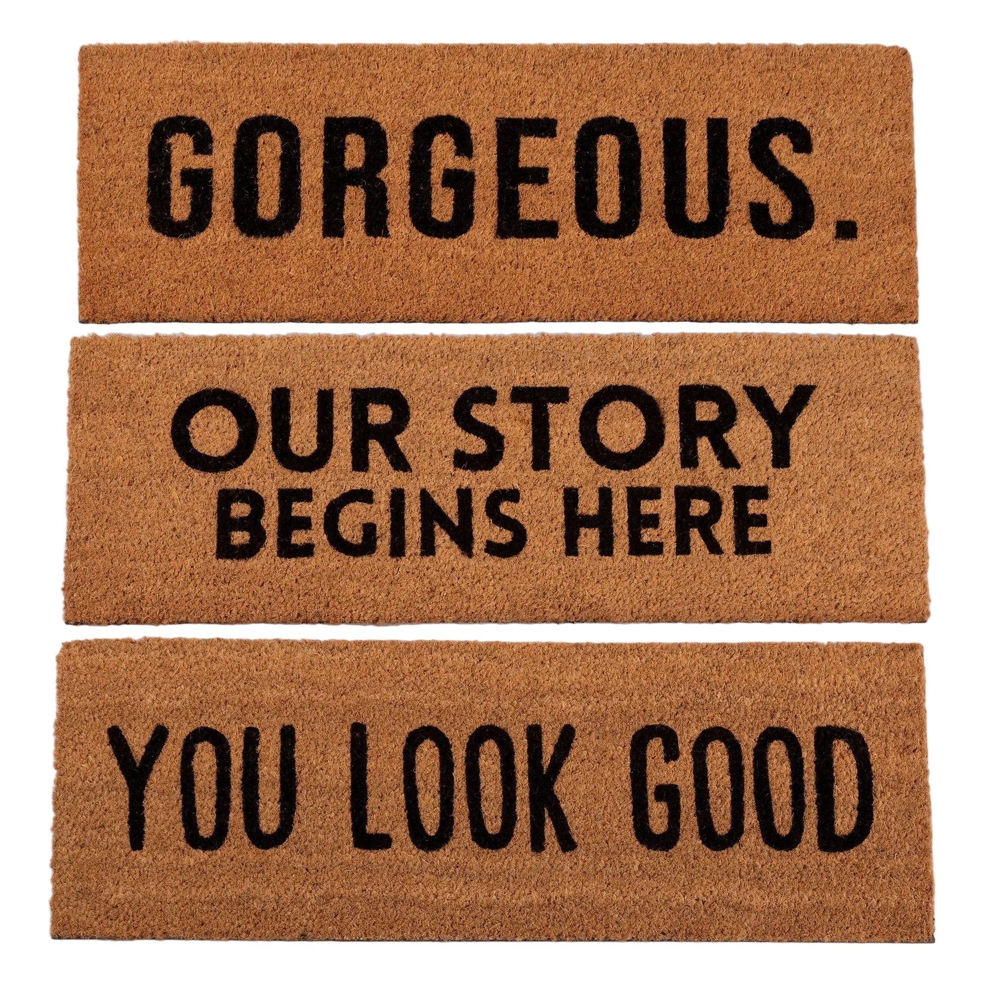 Warm Welcome Coir Door Mats - 4 Styles