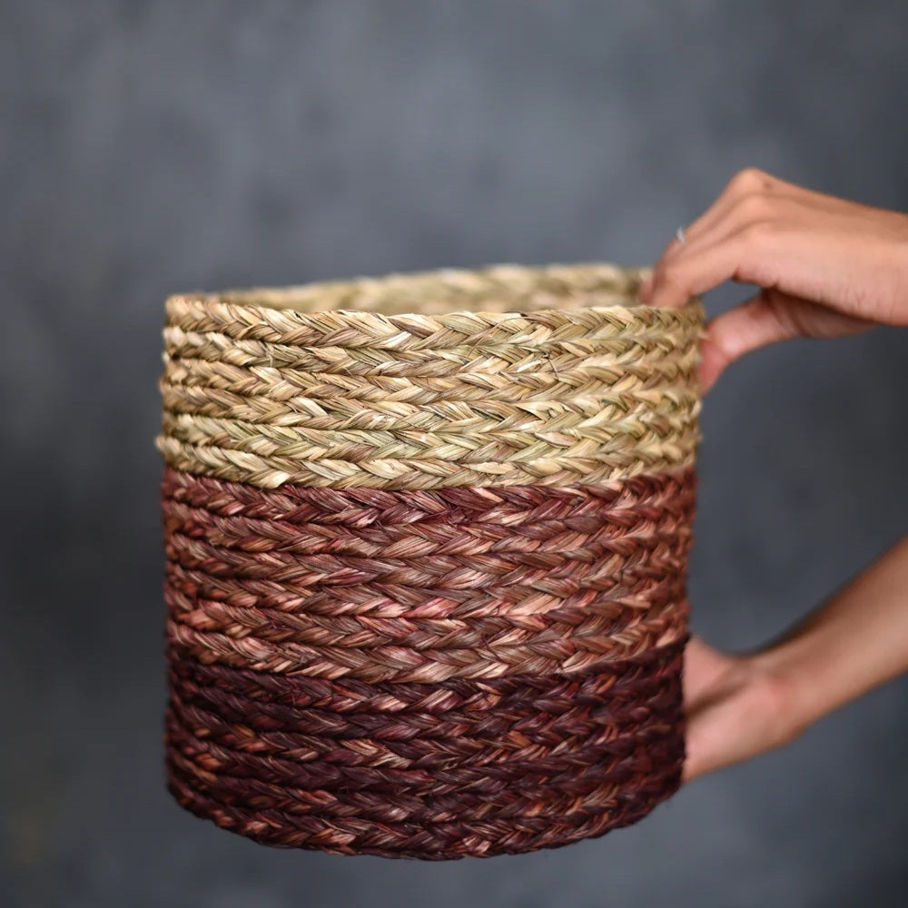 Sabai Plant Holder / Basket - Red