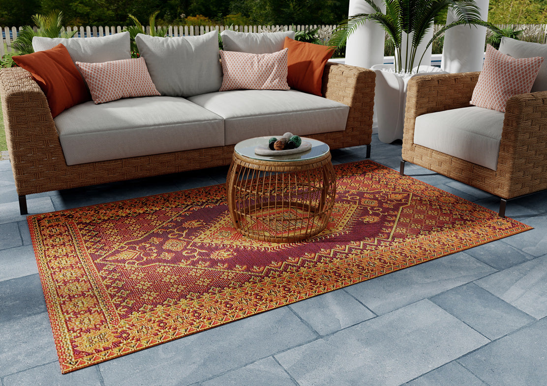 Turkish Rust - Handmade Reversible Outdoor Mat