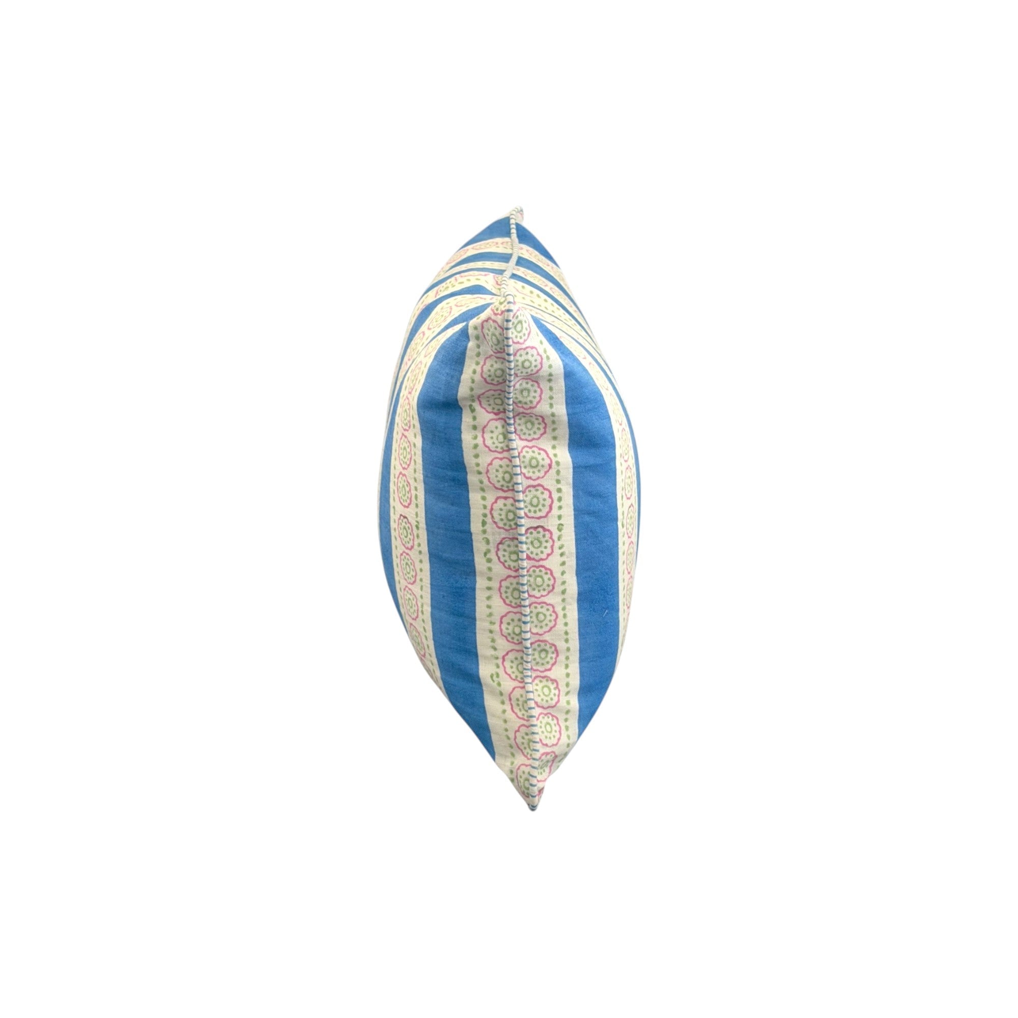 Malhaar Linen Pillow Cover - Blue
