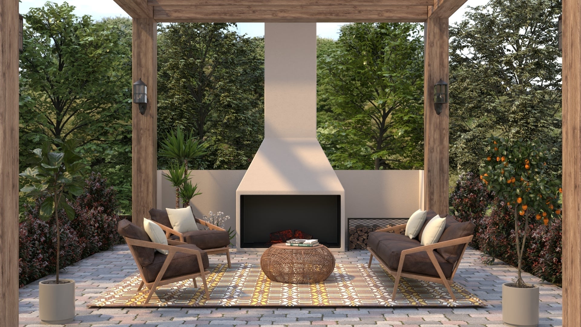 Moroccan Arts & Crafts Outdoor Mat