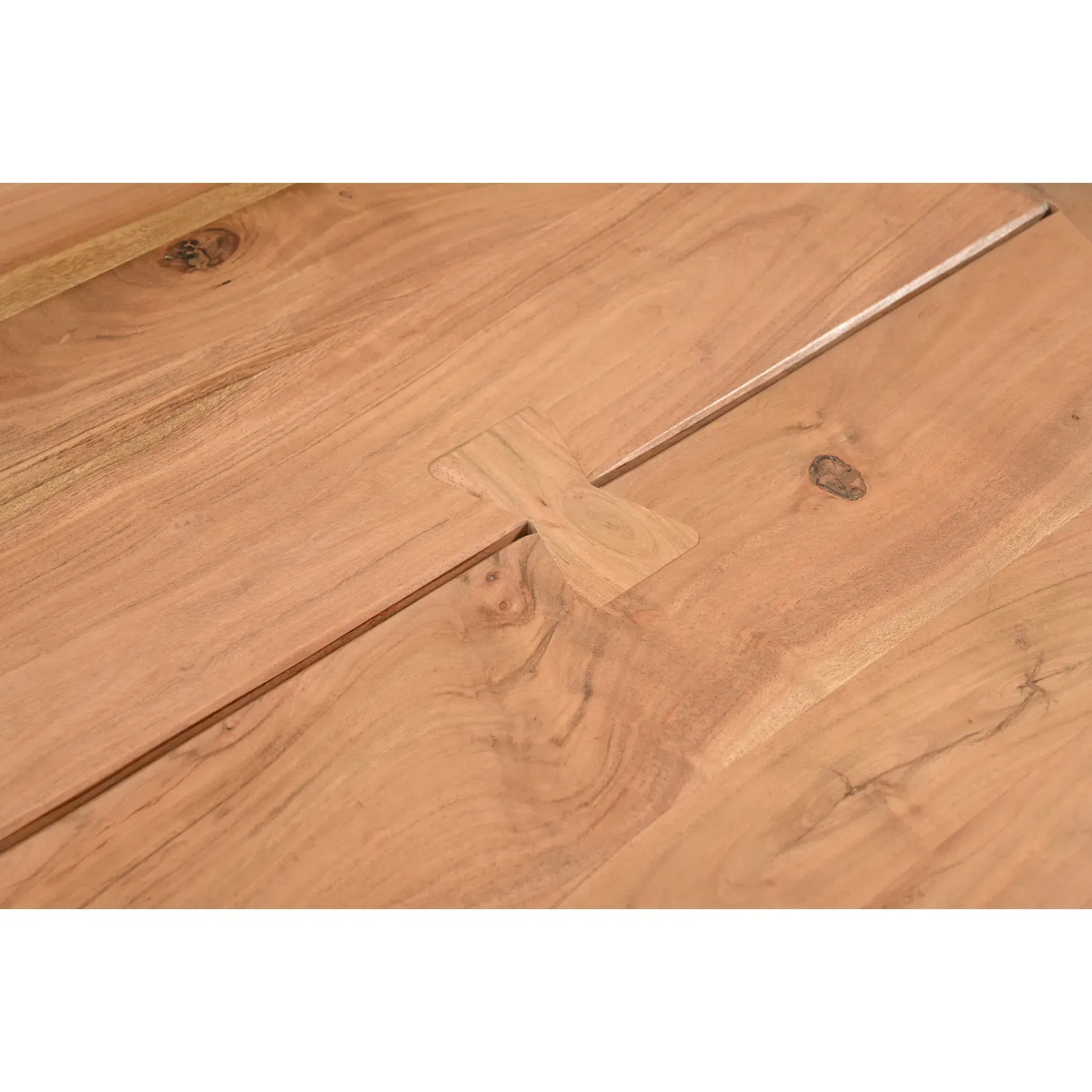 Athea Butterfly Natural live Edge Dining Table - 120"