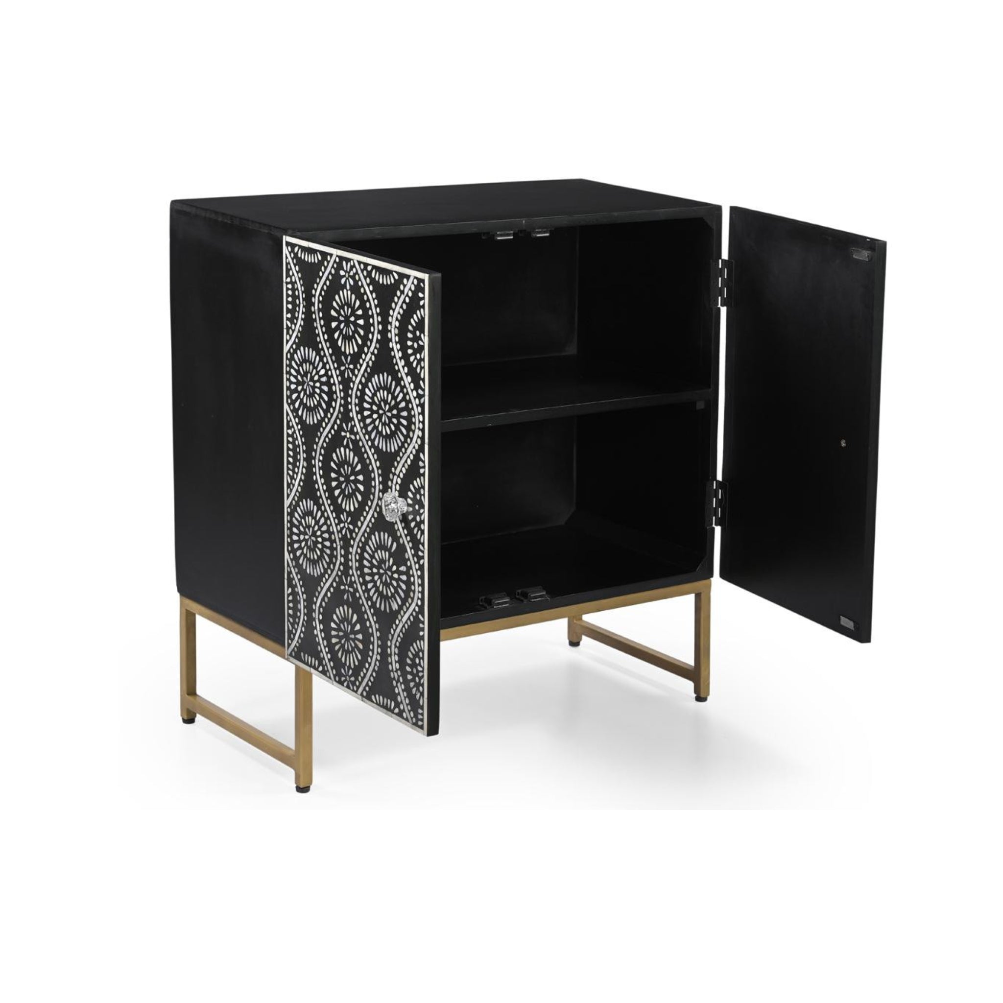 Sultan Bone Inlay Accent Cabinet