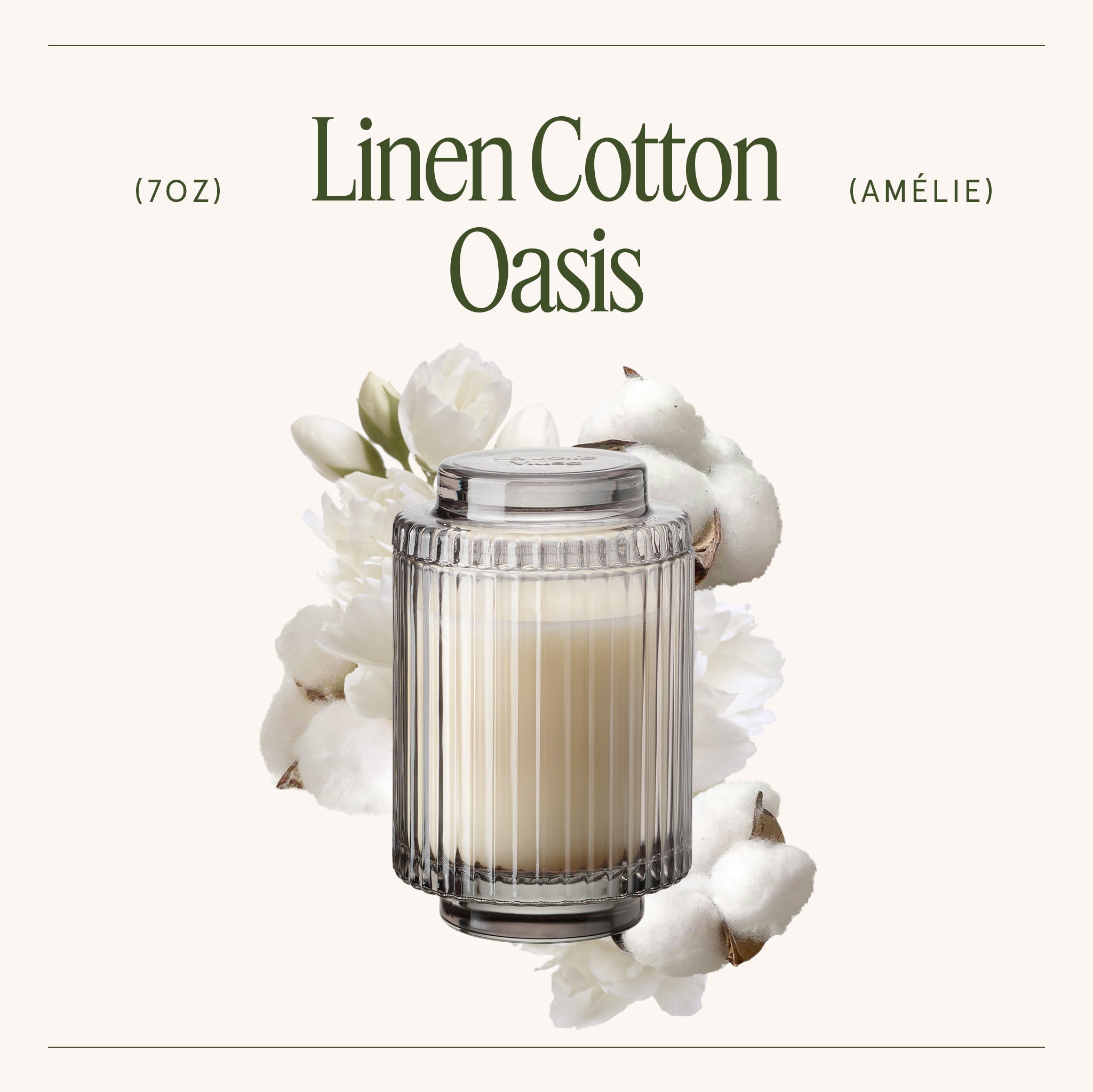 Amélie – Linen Cotton Oasis Candle