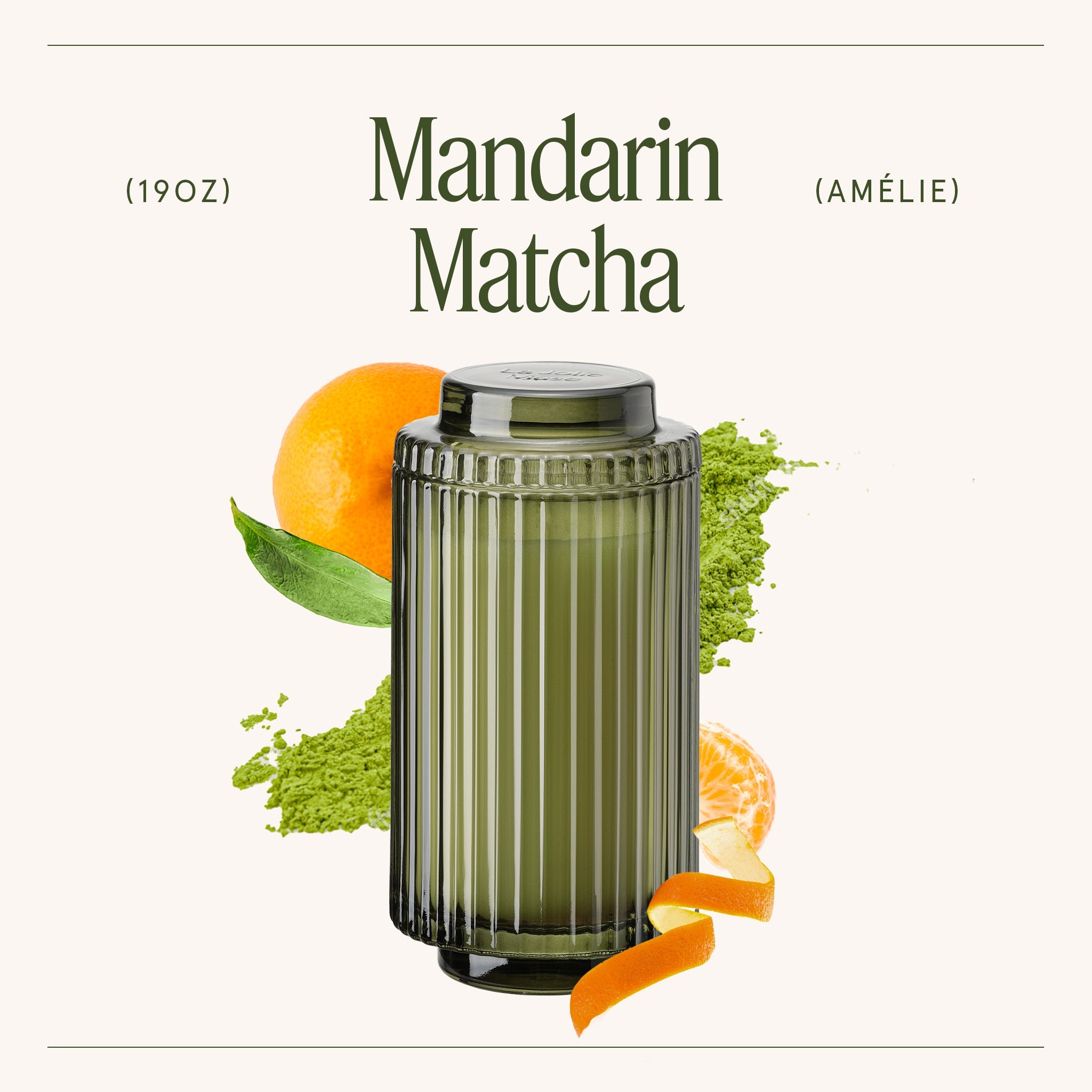Amélie – Mandarin Matcha Candle