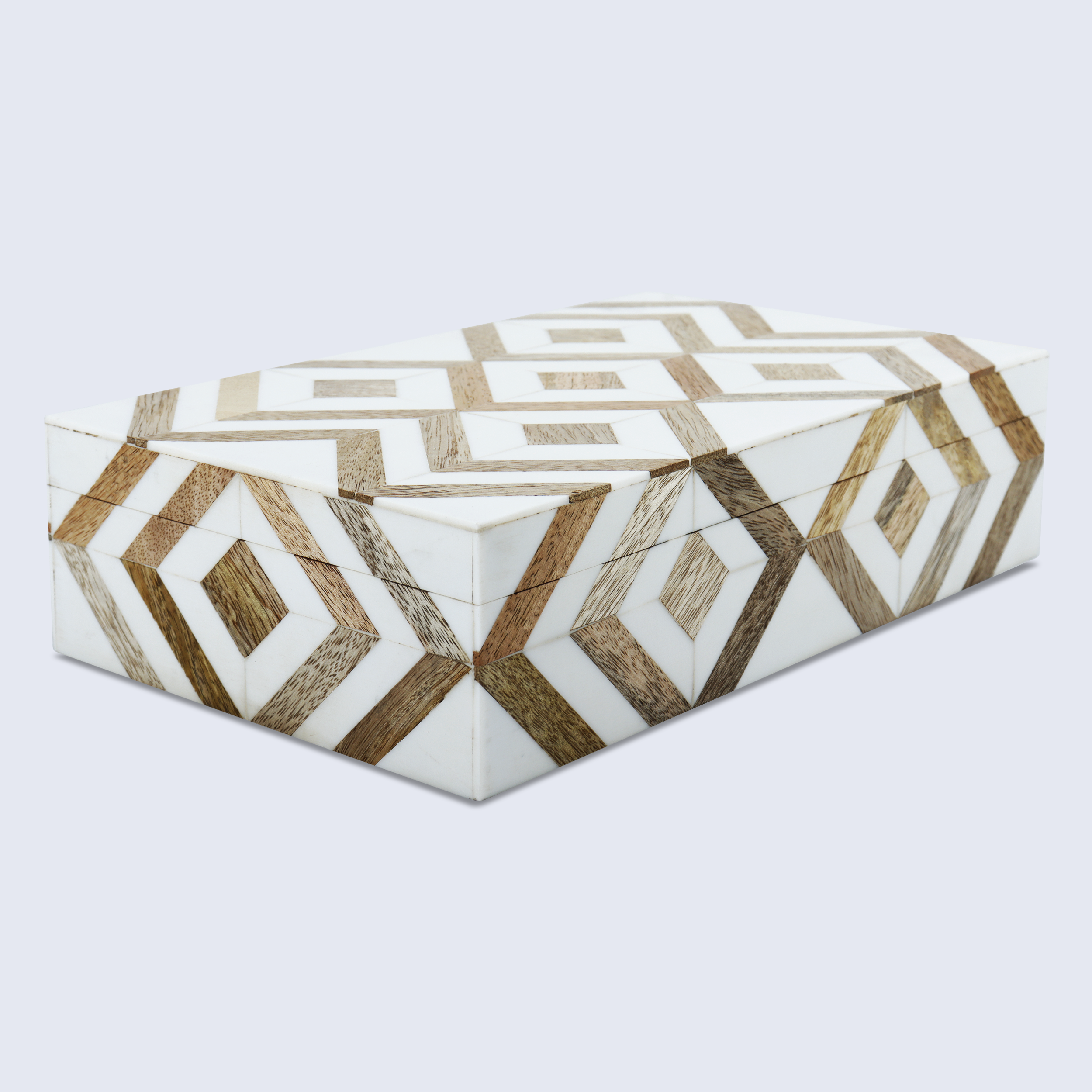 Marquet Array Wood & Resin Inlay Handcrafted Decorative Boxes