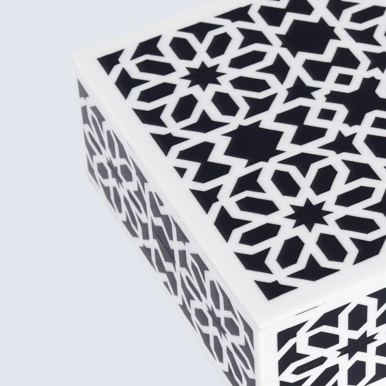 Shiraz Design Handcrafted Decorative Boxes in Black & White