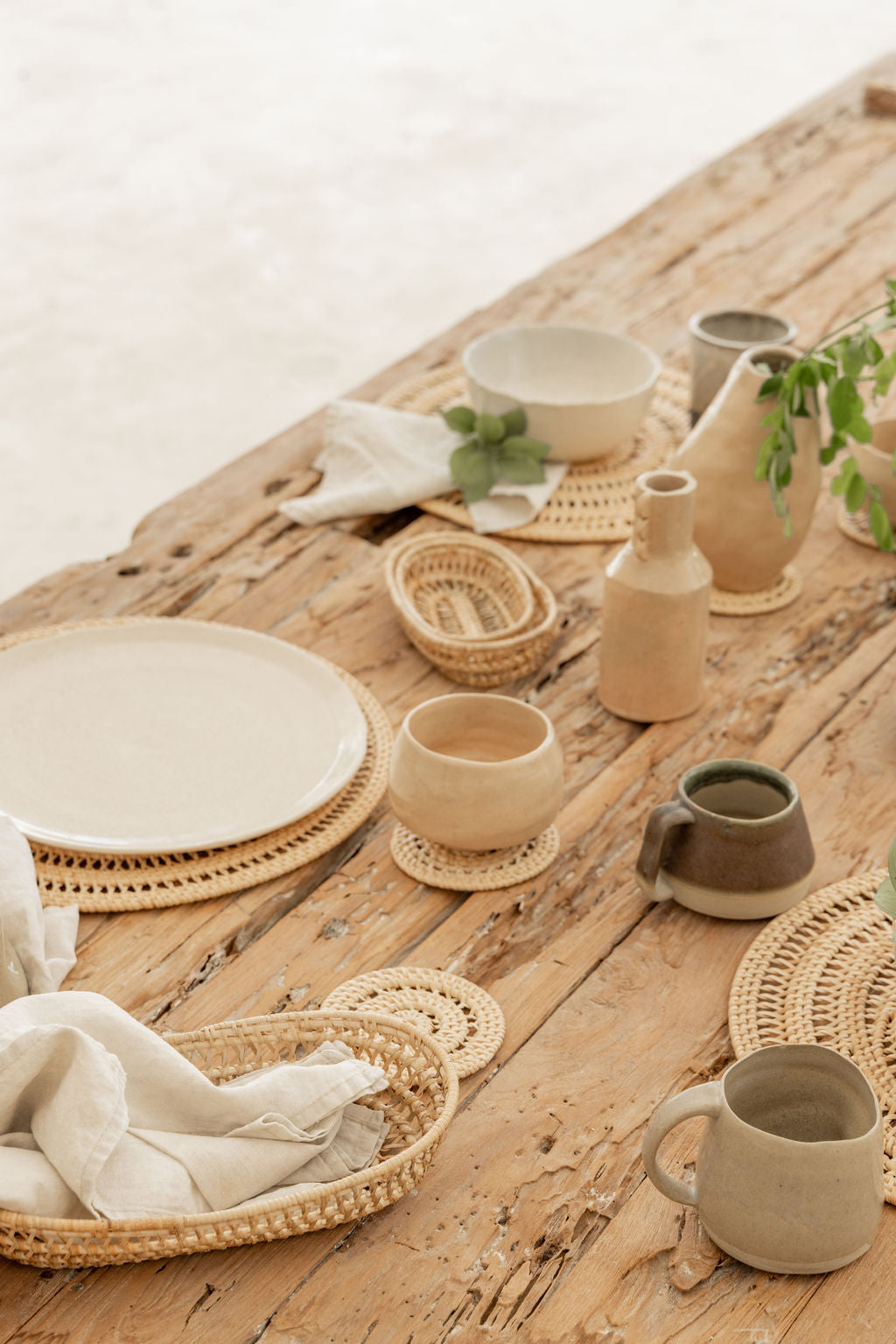 Woven Rattan Placemat Set of 4