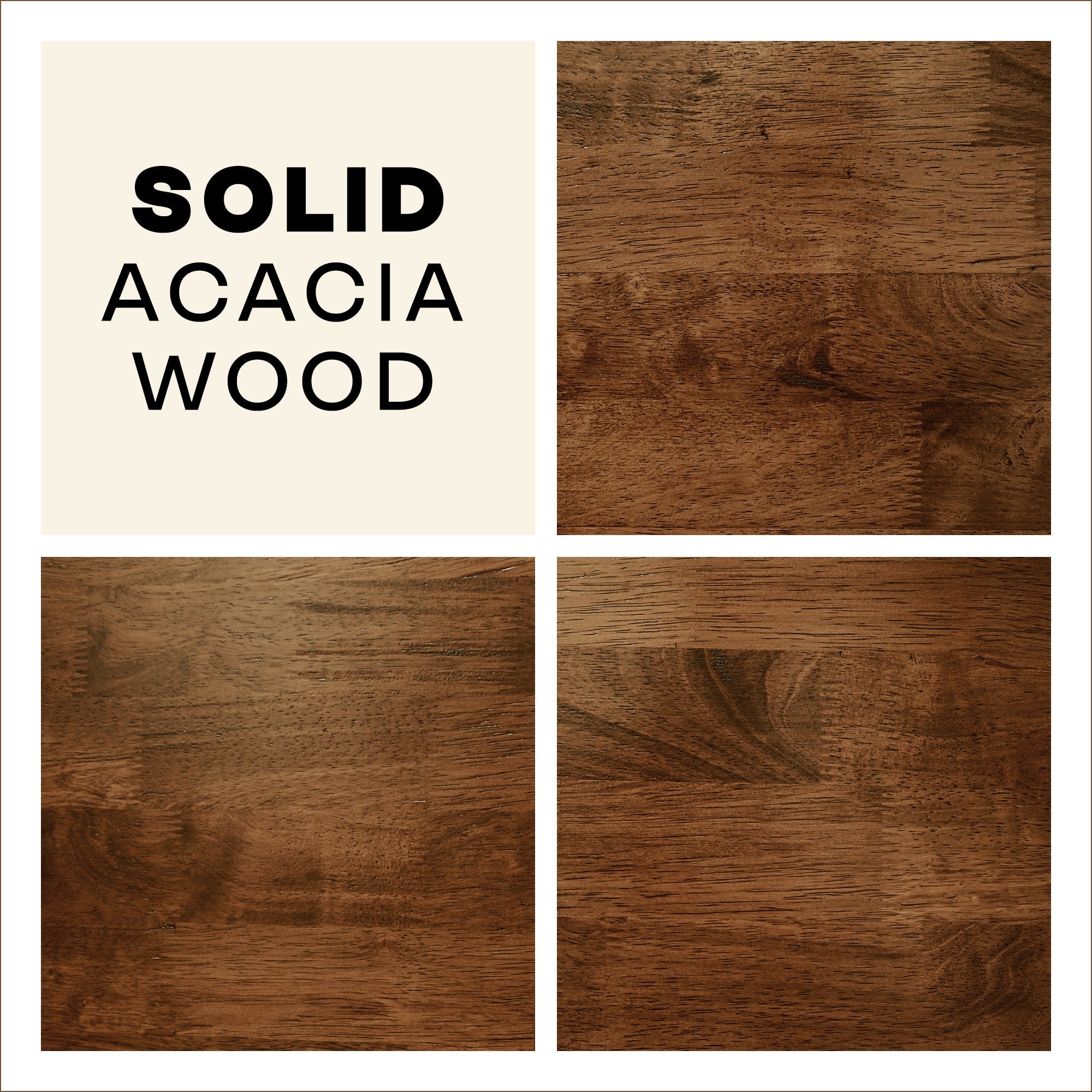 Kaylin Solid Acacia Wood Bed Frame