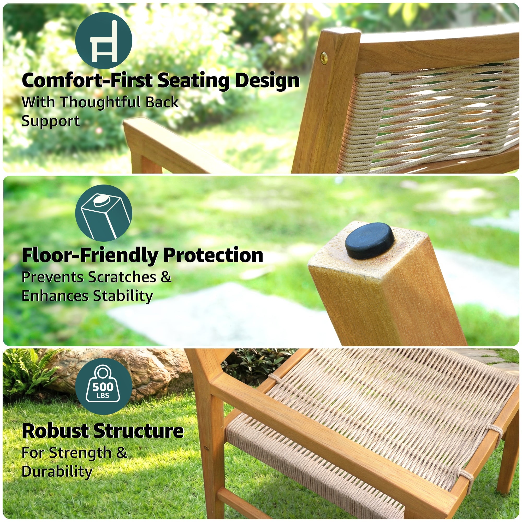 Heritage Indoor/Outdoor Armchairs - Set of 2