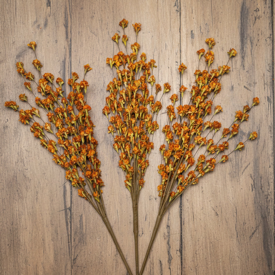 24 inch Faux Dried Autumn Wheat & Botanica