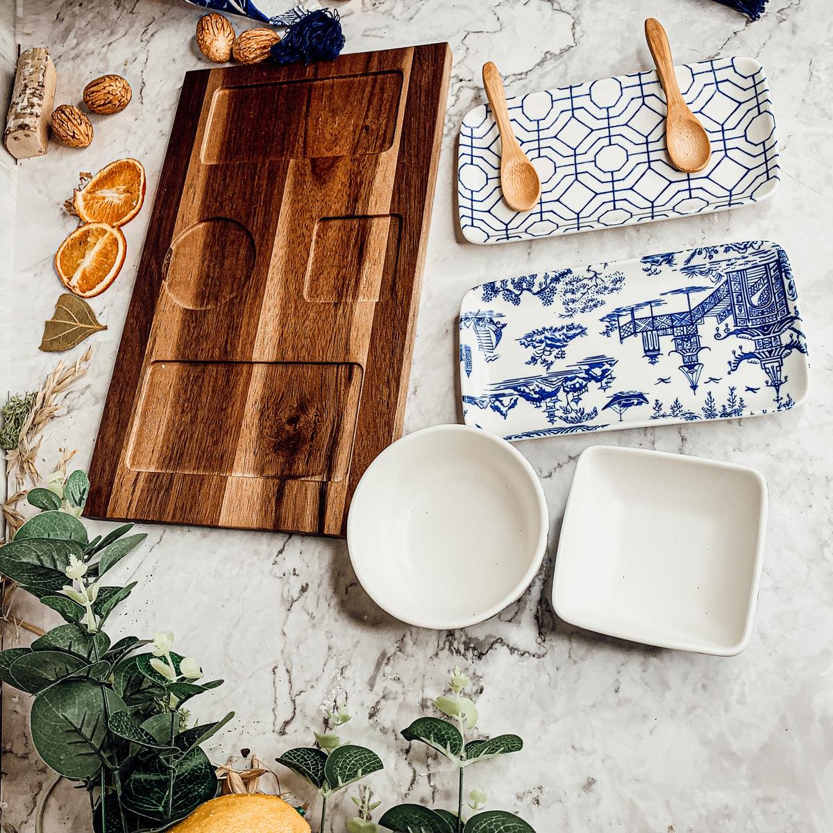 Chinoiserie Tapas 7 Piece Serving Set