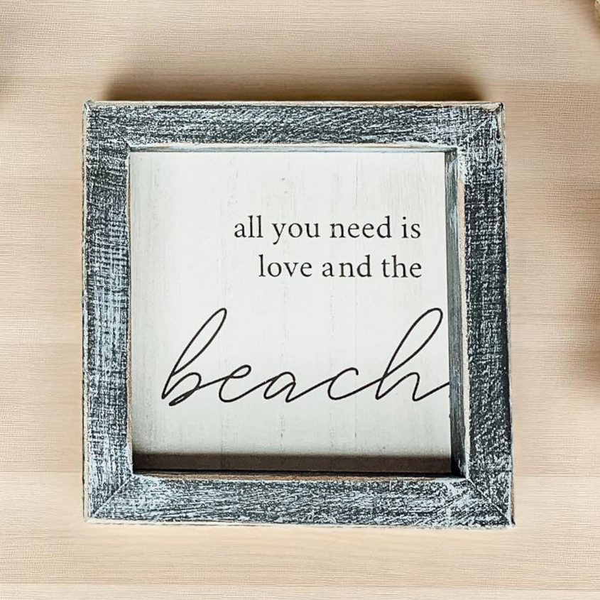 Love & Beach Sign