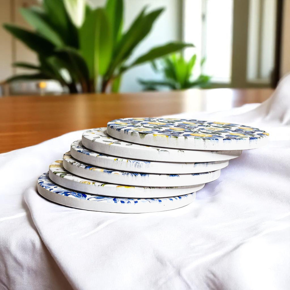 Coasters - Mediterranean Lemon, PRE-ORDER