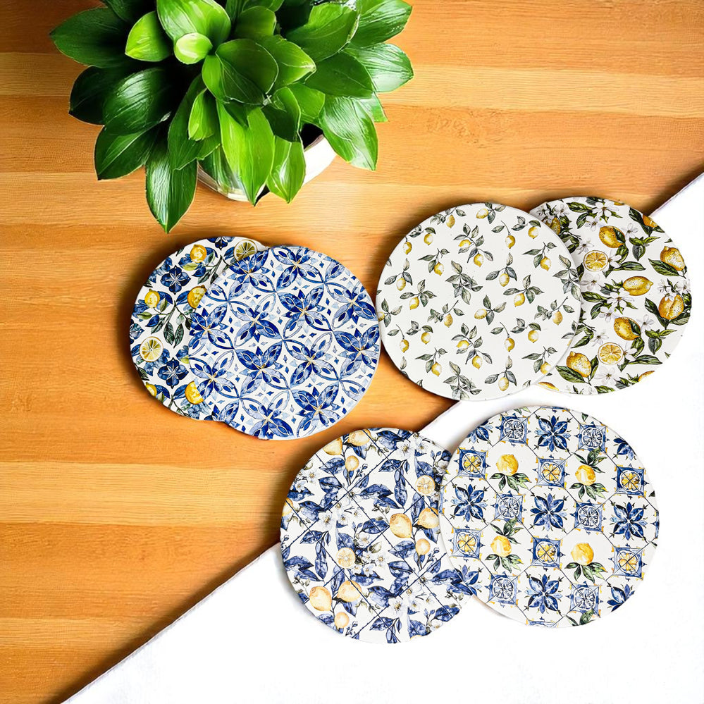 Coasters - Mediterranean Lemon, PRE-ORDER